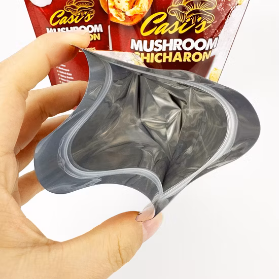Le bas sac de Mylar de tirette d'emballage alimentaire de morceaux de casse-croûte de MOQ tiennent la poche