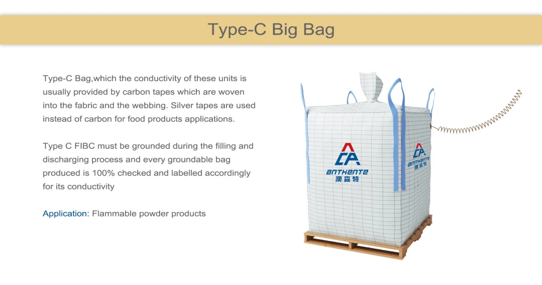 FIBC / PP Woven Big Bag / Bulk Bag / Jumbo Bag / Ton Bag / Q Bag for Food and Chemical Industry