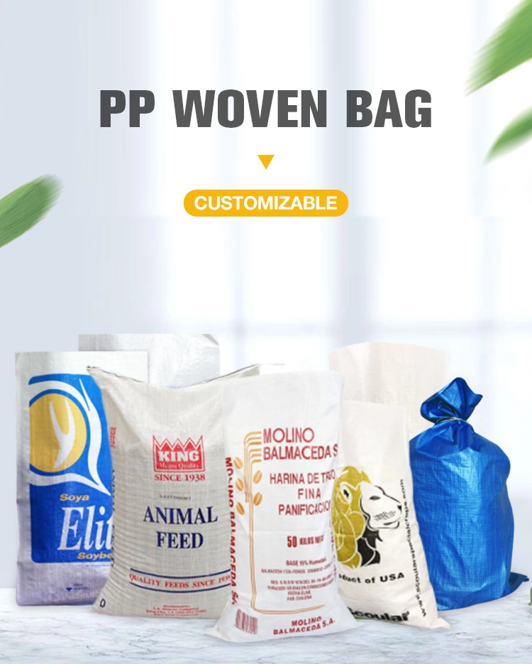 China Hot Sale Woven Bag Bag Plastic Material Plastic Sugar Rice PP Bag Woven Sacks