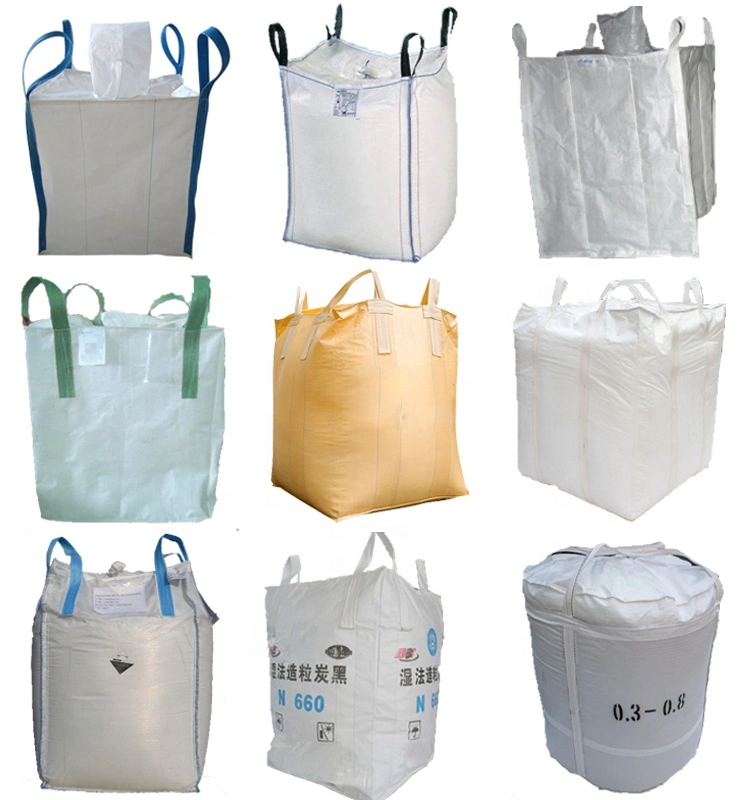 Pte Jumbo FIBC Bag with Laminated Stripes / Chemical Parts and Agricultral Feeds & Seeds Multi Color Packaging Bag