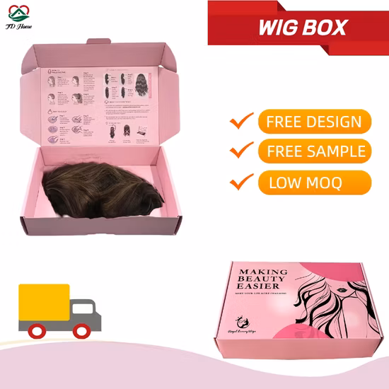 Boîte cadeau personnalisée en papier carton ondulé